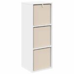 vidaXL Servírovacia skriňa so zásuvkou Biela 30,5 x 27 x 84,5 cm – Obrázok 7