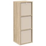 vidaXL Servírovacia skriňa so zásuvkou Sonoma dub 30,5 x 27 x 84,5 cm – Obrázok 7