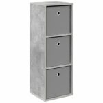 vidaXL Servírovacia skriňa Betónová šedá 30,5 x 27 x 84,5 cm – Obrázok 2