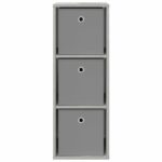vidaXL Servírovacia skriňa Betónová šedá 30,5 x 27 x 84,5 cm – Obrázok 5