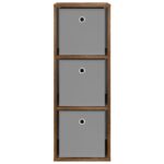 vidaXL Servírovacia skriňa so zásuvkou Dymová dub 30,5 x 27 x 84,5 cm – Obrázok 5