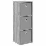 vidaXL Servírovacia skriňa so zásuvkou Sivý Sonoma 30,5 x 27 x 84,5 cm – Obrázok 2