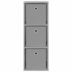 vidaXL Servírovacia skriňa so zásuvkou Sivý Sonoma 30,5 x 27 x 84,5 cm – Obrázok 5