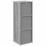 vidaXL Servírovacia skriňa so zásuvkou Sivý Sonoma 30,5 x 27 x 84,5 cm – Obrázok 7