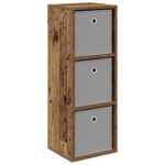 vidaXL Servírovacia skriňa so zásuvkou Staré drevo 30,5 x 27 x 84,5 cm – Obrázok 2