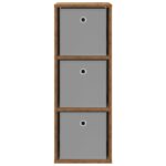 vidaXL Servírovacia skriňa so zásuvkou Staré drevo 30,5 x 27 x 84,5 cm – Obrázok 5