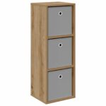 vidaXL Servírovacia skriňa Remeselný dub 30,5 x 27 x 84,5 cm – Obrázok 2