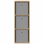 vidaXL Servírovacia skriňa Remeselný dub 30,5 x 27 x 84,5 cm – Obrázok 5