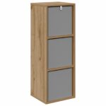 vidaXL Servírovacia skriňa Remeselný dub 30,5 x 27 x 84,5 cm – Obrázok 7