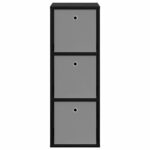 vidaXL Servírovacia skriňa so zásuvkou Čierny dub 35 x 32 x 99,5 cm – Obrázok 5