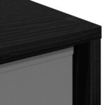 vidaXL Servírovacia skriňa so zásuvkou Čierny dub 35 x 32 x 99,5 cm – Obrázok 8