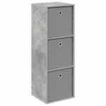 vidaXL Servírovacia skriňa so zásuvkou Betónová šedá 35 x 32 x 99,5 cm – Obrázok 2