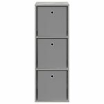 vidaXL Servírovacia skriňa so zásuvkou Betónová šedá 35 x 32 x 99,5 cm – Obrázok 5