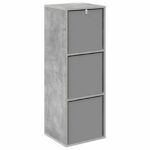 vidaXL Servírovacia skriňa so zásuvkou Betónová šedá 35 x 32 x 99,5 cm – Obrázok 7