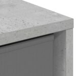 vidaXL Servírovacia skriňa so zásuvkou Betónová šedá 35 x 32 x 99,5 cm – Obrázok 8