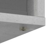 vidaXL Servírovacia skriňa so zásuvkou Betónová šedá 35 x 32 x 99,5 cm – Obrázok 9