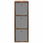 vidaXL Servírovacia skriňa so zásuvkou Dymová dub 35 x 32 x 99,5 cm – Obrázok 5