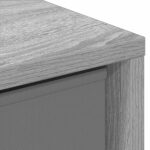 vidaXL Servírovacia skriňa so zásuvkou Sivý Sonoma 35 x 32 x 99,5 cm – Obrázok 8