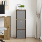 vidaXL Servírovacia skriňa so zásuvkou Remeselný dub 35 x 32 x 99,5 cm – Obrázok 3