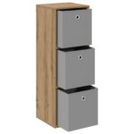 vidaXL Servírovacia skriňa so zásuvkou Remeselný dub 35 x 32 x 99,5 cm – Obrázok 4