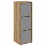 vidaXL Servírovacia skriňa so zásuvkou Remeselný dub 35 x 32 x 99,5 cm – Obrázok 7