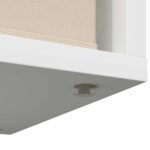 vidaXL Nízka skriňa so zásuvkou Biela 72 x 22,5 x 38 cm – Obrázok 11