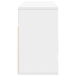 vidaXL Nízka skriňa so zásuvkou Biela 72 x 22,5 x 38 cm – Obrázok 7