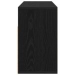 vidaXL Nízka skriňa so zásuvkou Čierny dub 72 x 22,5 x 38 cm – Obrázok 7