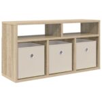 vidaXL Nízka skriňa so zásuvkou Sonoma dub 72 x 22,5 x 38 cm