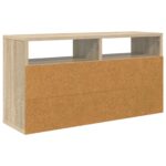 vidaXL Nízka skriňa so zásuvkou Sonoma dub 72 x 22,5 x 38 cm – Obrázok 6