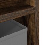 vidaXL Nízka skriňa so zásuvkou Dymová dub 72 x 22,5 x 38 cm – Obrázok 10