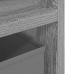 vidaXL Nízka skriňa so zásuvkou Sivý Sonoma 72 x 22,5 x 38 cm – Obrázok 10