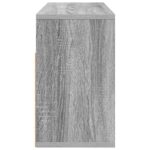vidaXL Nízka skriňa so zásuvkou Sivý Sonoma 72 x 22,5 x 38 cm – Obrázok 7