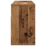 vidaXL Nízka skriňa so zásuvkou Staré drevo 72 x 22,5 x 38 cm – Obrázok 7