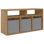 vidaXL Nízka skriňa so zásuvkou Remeselný dub 72 x 22,5 x 38 cm – Obrázok 2