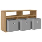 vidaXL Nízka skriňa so zásuvkou Remeselný dub 72 x 22,5 x 38 cm – Obrázok 5