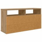 vidaXL Nízka skriňa so zásuvkou Remeselný dub 72 x 22,5 x 38 cm – Obrázok 8