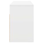 vidaXL Nízka skriňa so zásuvkou Biela 87 x 27,5 x 43 cm – Obrázok 7