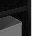 vidaXL Nízka skriňa so zásuvkou Čierny dub 87 x 27,5 x 43 cm – Obrázok 10