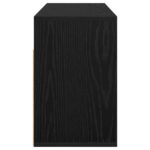 vidaXL Nízka skriňa so zásuvkou Čierny dub 87 x 27,5 x 43 cm – Obrázok 7