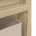 vidaXL Nízka skriňa so zásuvkou Sonoma dub 87 x 27,5 x 43 cm – Obrázok 10
