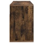 vidaXL Nízka skriňa so zásuvkou Dymová dub 87 x 27,5 x 43 cm – Obrázok 7