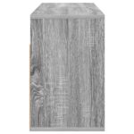 vidaXL Nízka skriňa so zásuvkou Sivý Sonoma 87 x 27,5 x 43 cm – Obrázok 7