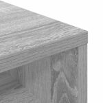 vidaXL Nízka skriňa so zásuvkou Sivý Sonoma 87 x 27,5 x 43 cm – Obrázok 9