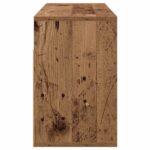 vidaXL Nízka skriňa so zásuvkou Staré drevo 87 x 27,5 x 43 cm – Obrázok 7