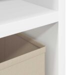 vidaXL Nízka skriňa so zásuvkou Biela 102 x 32 x 48,5 cm – Obrázok 10