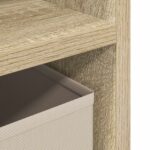 vidaXL Nízka skriňa so zásuvkou Sonoma dub 102 x 32 x 48,5 cm – Obrázok 10
