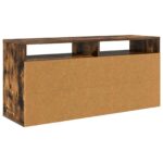 vidaXL Nízka skriňa so zásuvkou Dymová dub 102 x 32 x 48,5 cm – Obrázok 8