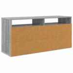 vidaXL Nízka skriňa so zásuvkou Sivý Sonoma 102 x 32 x 48,5 cm – Obrázok 8