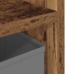 vidaXL Nízka skriňa so zásuvkou Staré drevo 102 x 32 x 48,5 cm – Obrázok 10